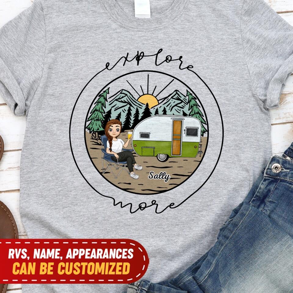 Explore More - Personalized Camping T-Shirt