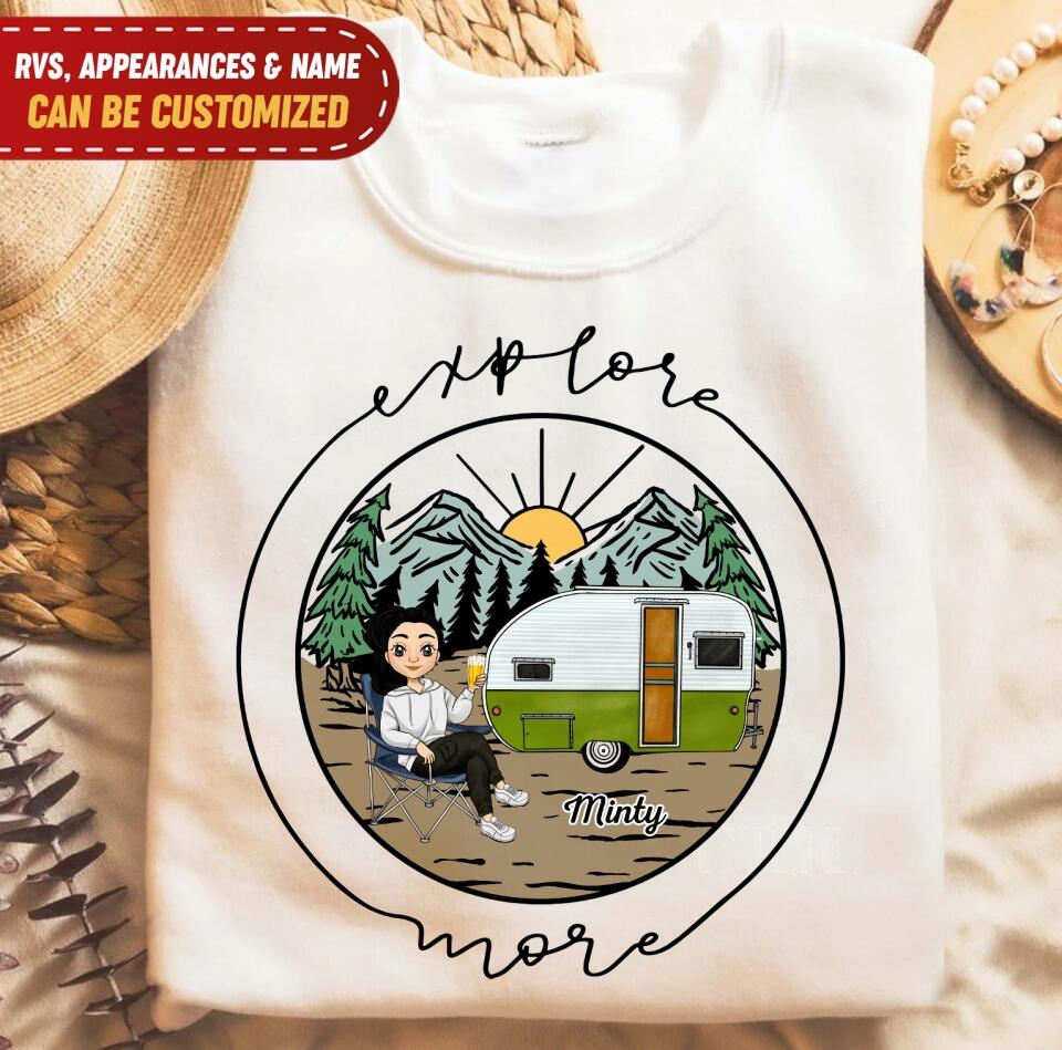 Explore More - Personalized Camping T-Shirt