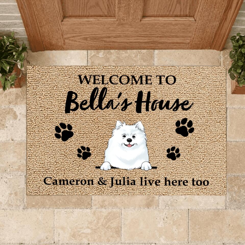 Welcome To Our House - Personalized Doormat