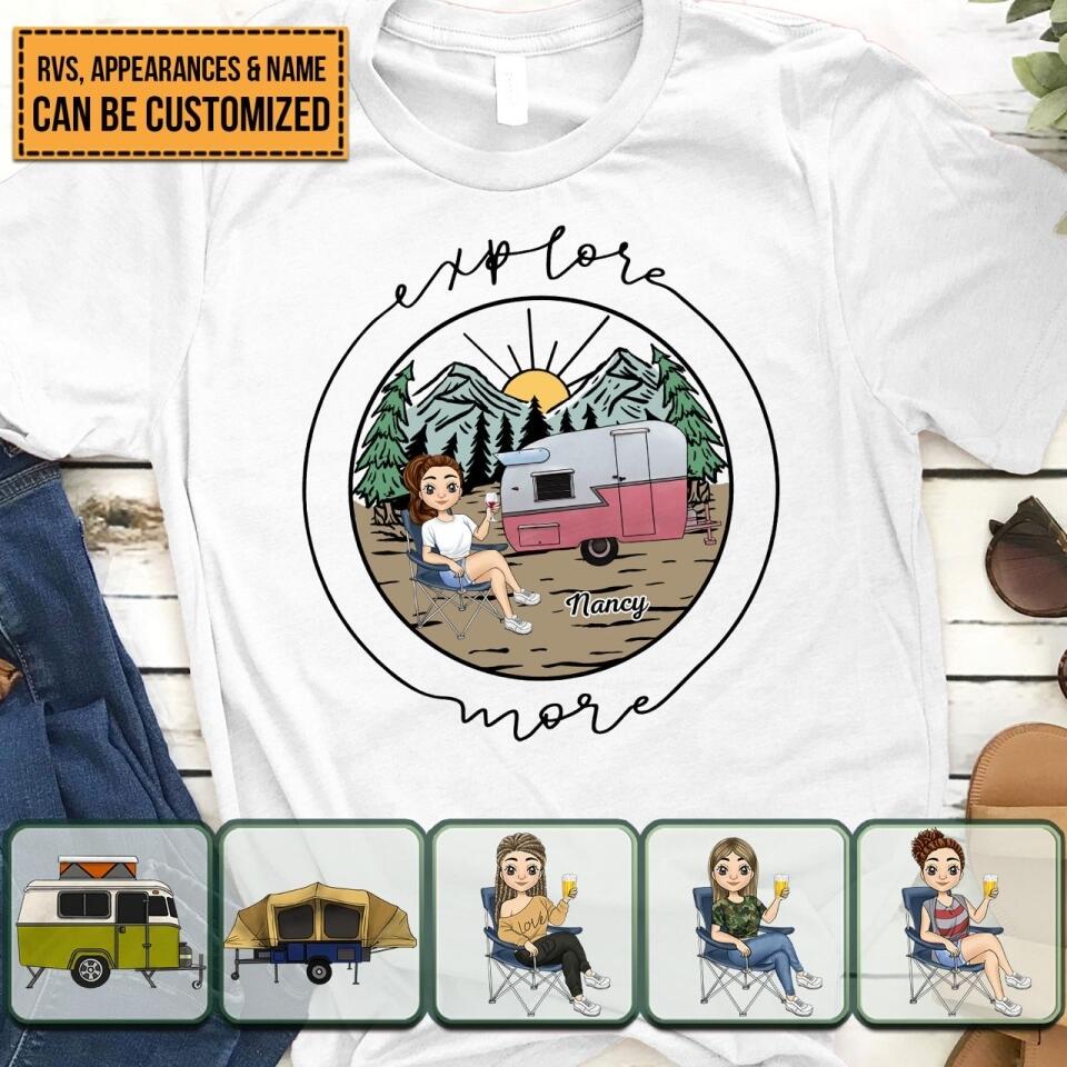 Explore More - Personalized Camping T-Shirt
