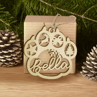 Dog Christmas Ornament, Customized Gift For Dog Lovers
