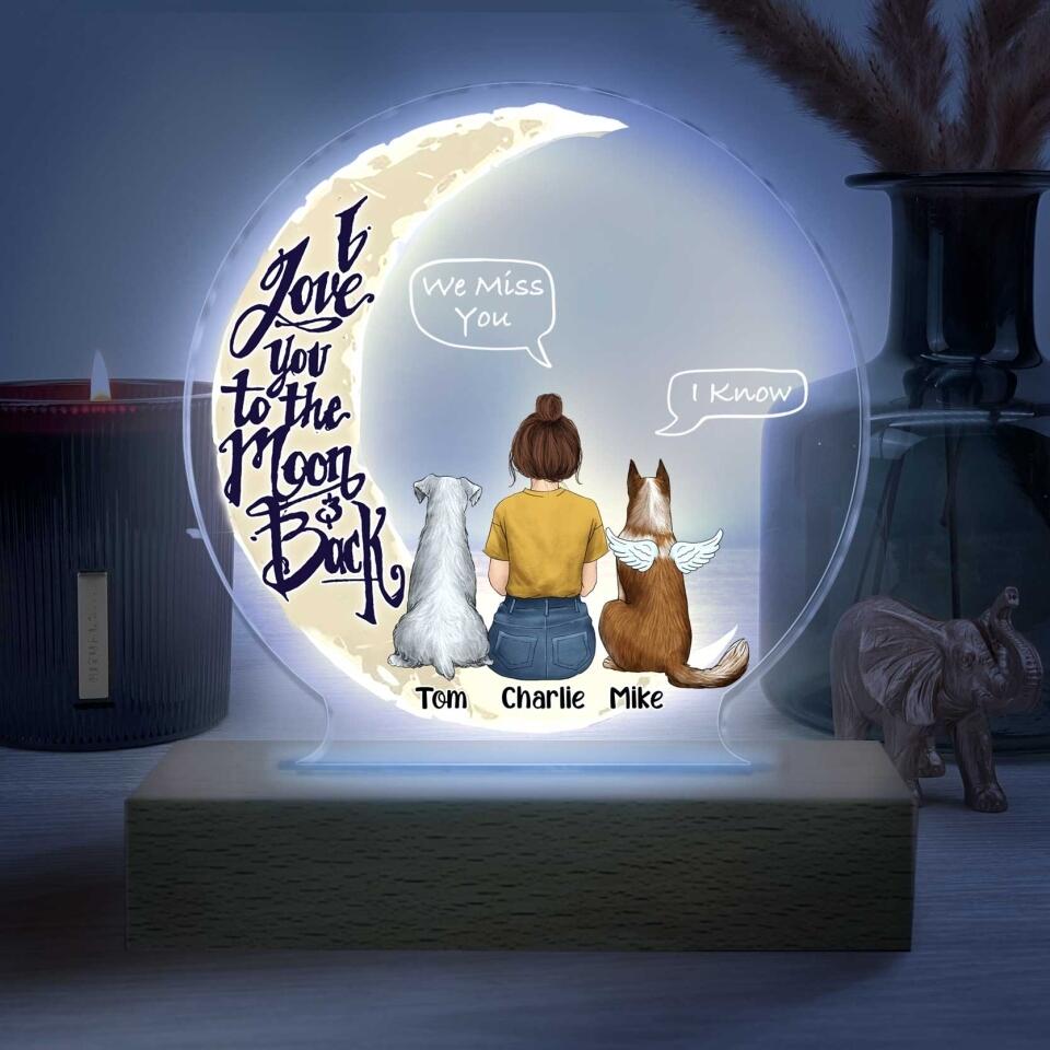I Love You To The Moon & Back -Personalized Acrylic Lamp