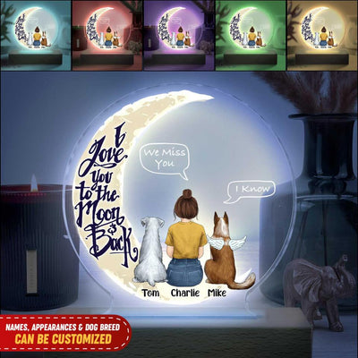 I Love You To The Moon & Back -Personalized Acrylic Lamp