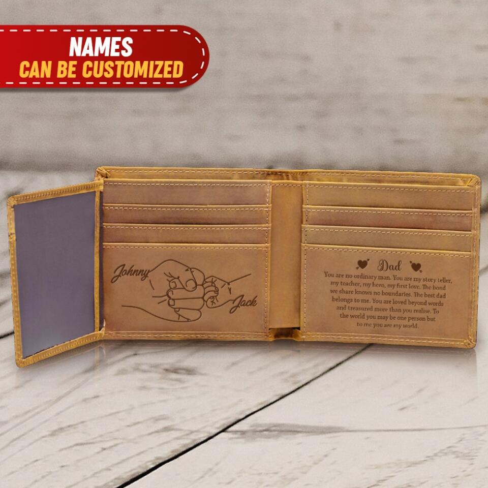 Dad You Are No Ordinary Man Personalized Wallet