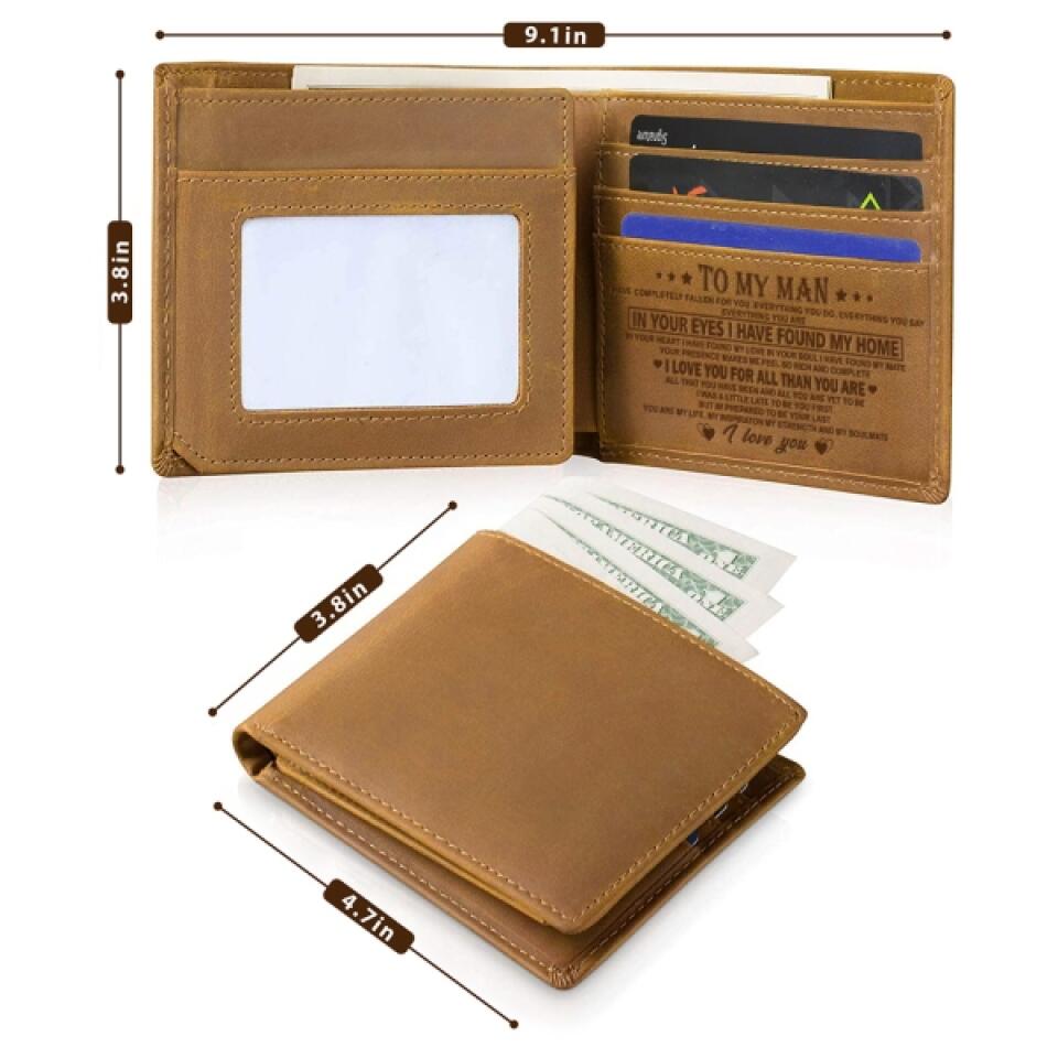 Dad You Are No Ordinary Man Personalized Wallet