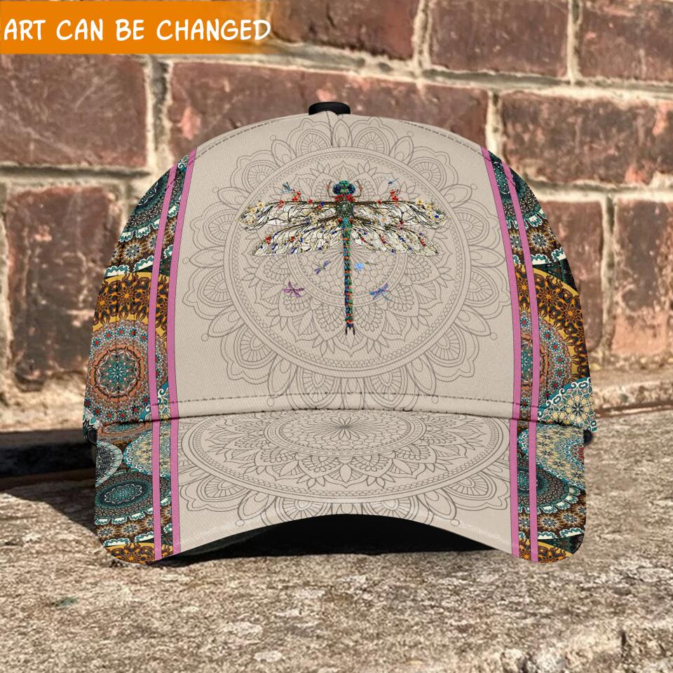 Bigfoot Boho Style - Personalized Classic Cap, Best Gift For Hippie Lovers, For Campers