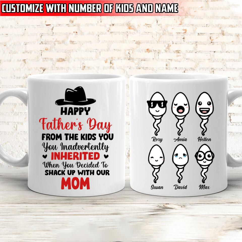 From The Kid You Inadvertently Inherited - Funny Personalized Mug