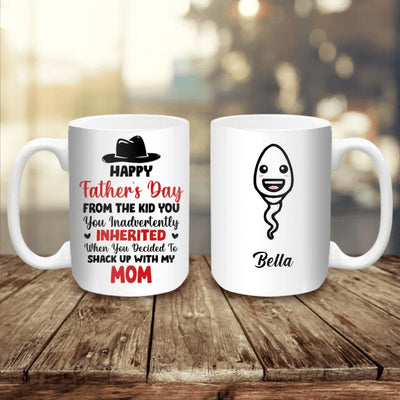 From The Kid You Inadvertently Inherited - Funny Personalized Mug