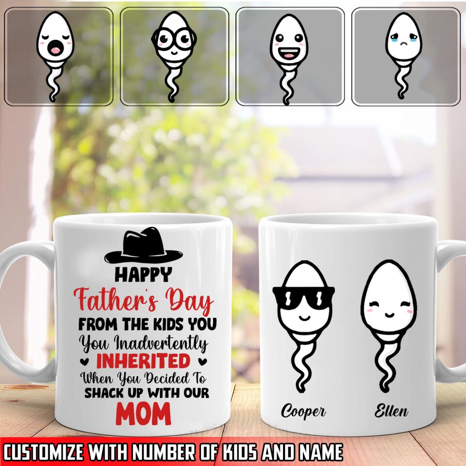 From The Kid You Inadvertently Inherited - Funny Personalized Mug