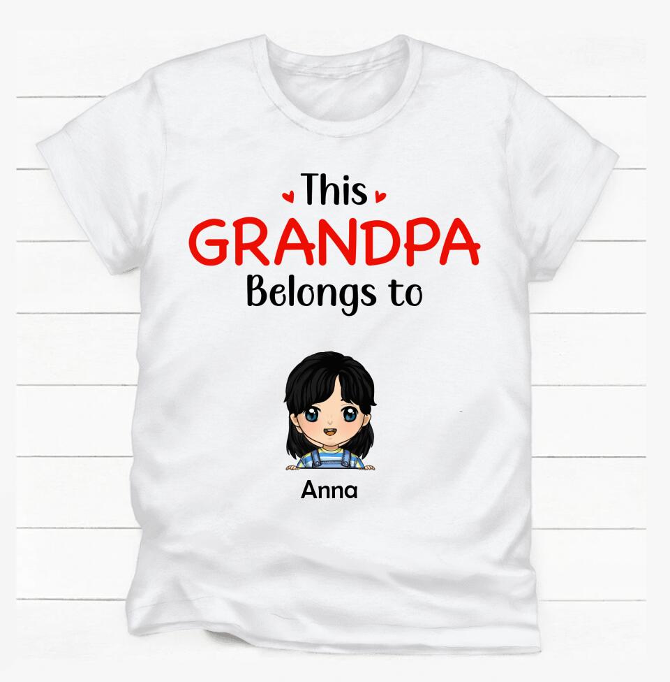 This Papa belongs to - Personalized T-shirt, Gift For Dad