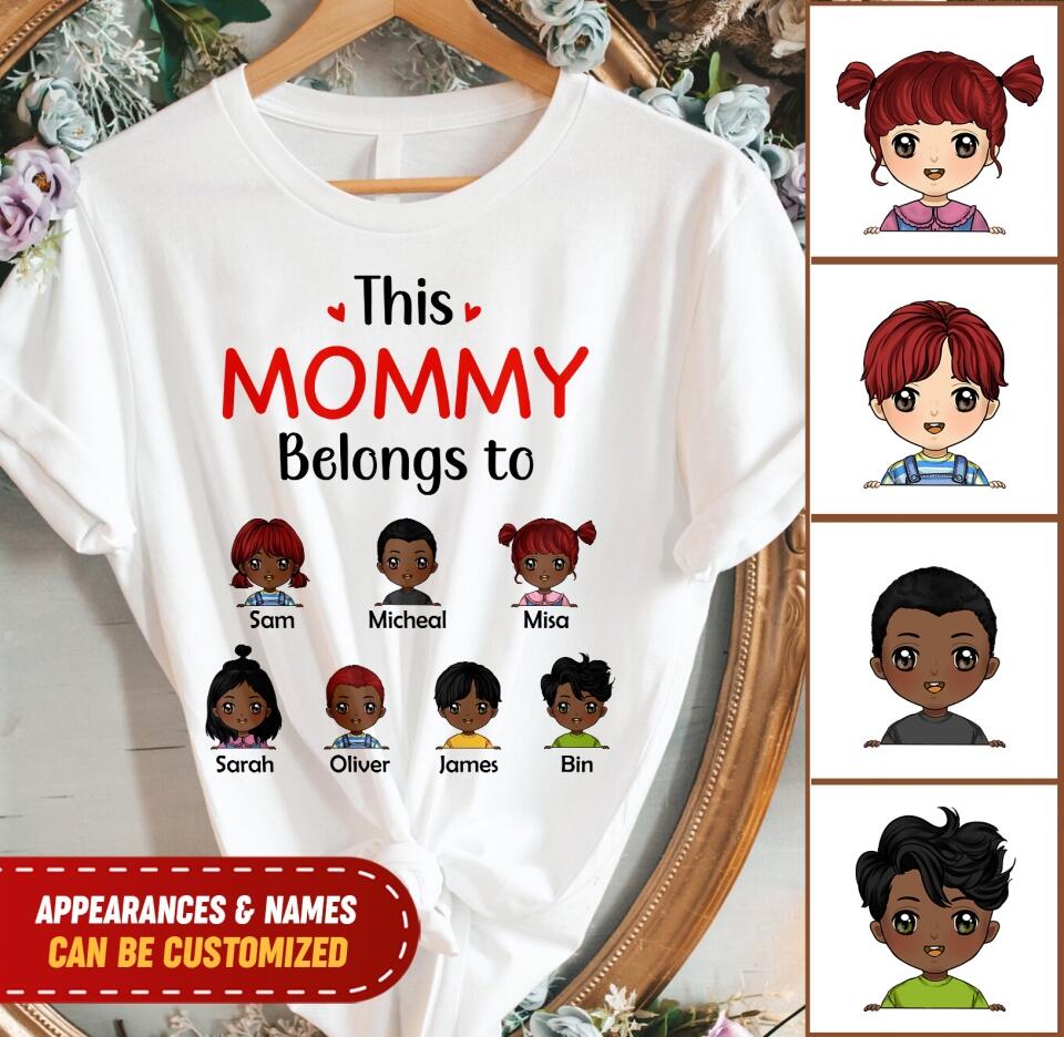 This Papa belongs to - Personalized T-shirt, Gift For Dad