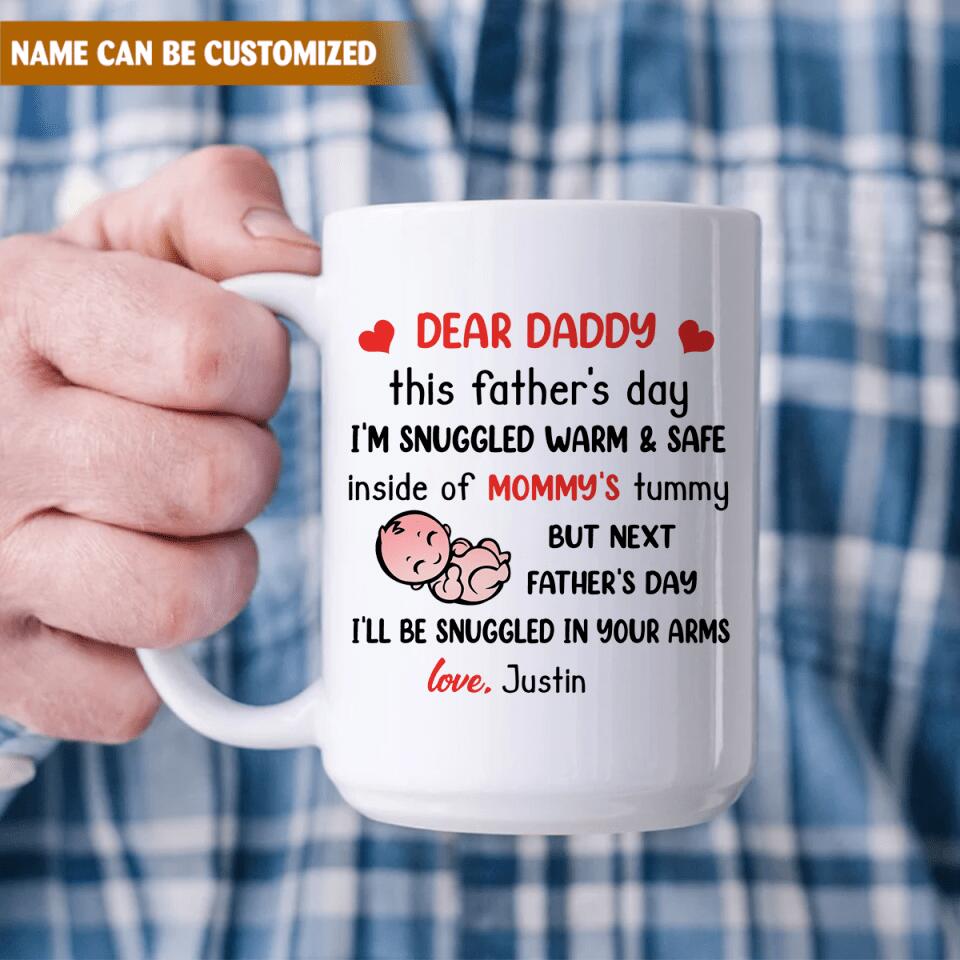 Pregnancy Gift for Dad To Be - Personalized Mug for Father's Day, First Father's Day Gift