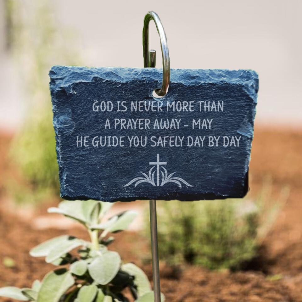 Personalized Scripture Stones Slate Garden, Garden Decor