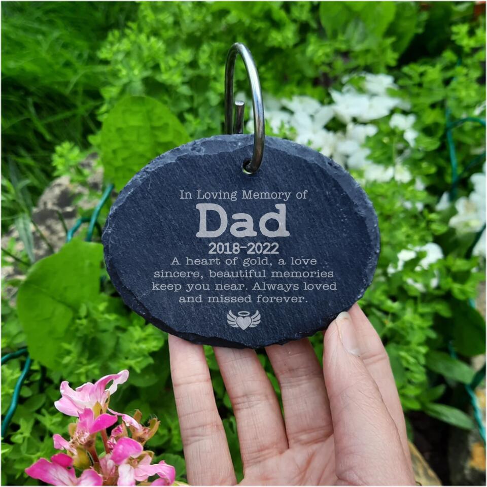 Personalized Memorial Plaque and Hook, Thoughtful Garden Gift, Bereavement Gift, Garden Memorial, Sympathy Gift
