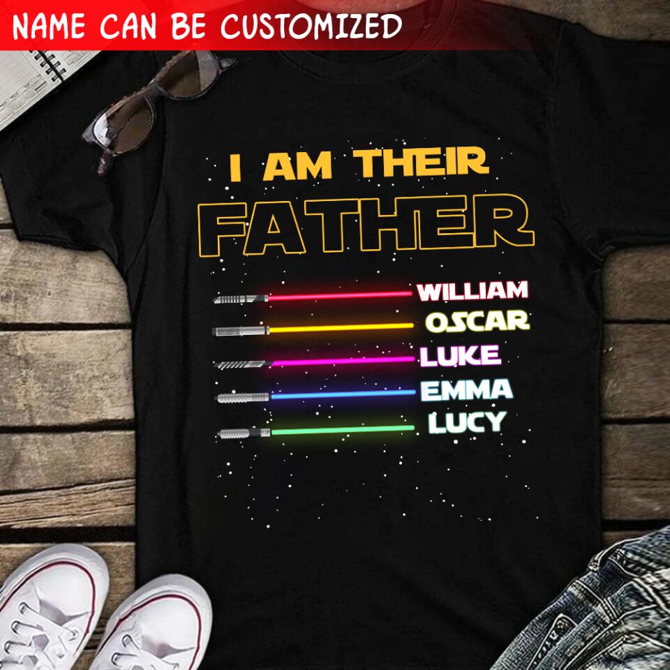 I Am their Father, Gift For Father - Personalized T-shirt