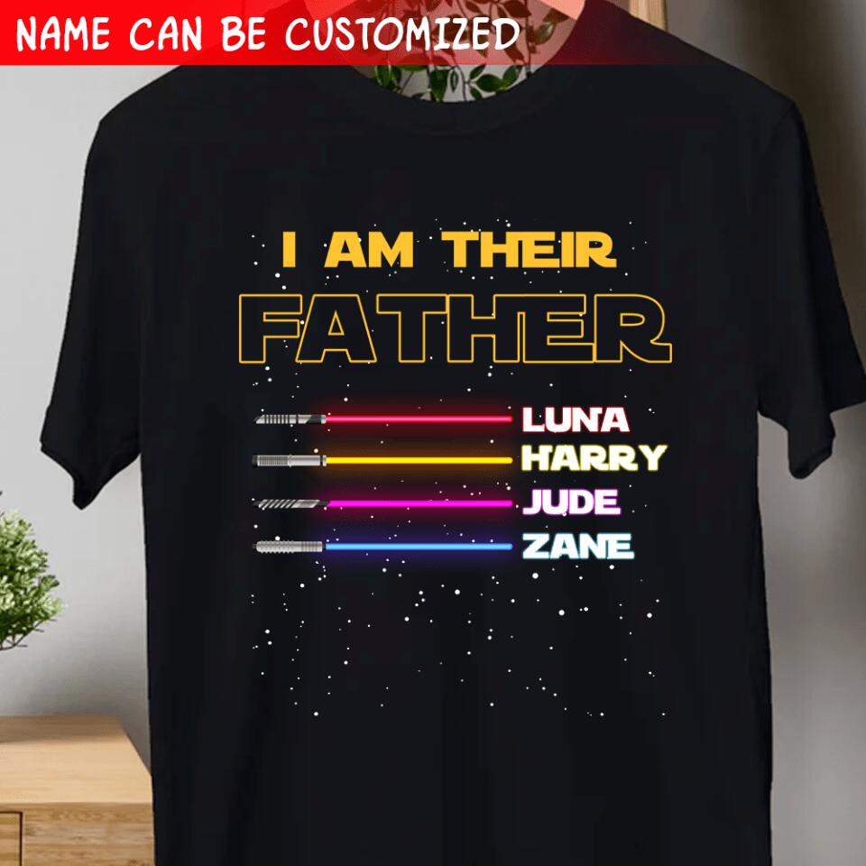 I Am their Father, Gift For Father - Personalized T-shirt