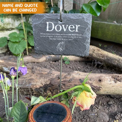 Personalized Horse Memorial Plaque, Grave Decoration, Heart Memorial Marker, In Memory Of, Sympathy Gift, Garden Memorial