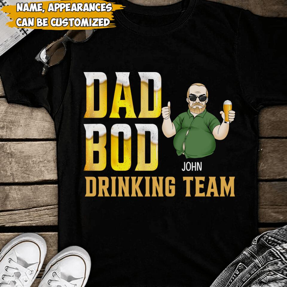 Dad Bod Drinking Team - Personalized T-Shirt