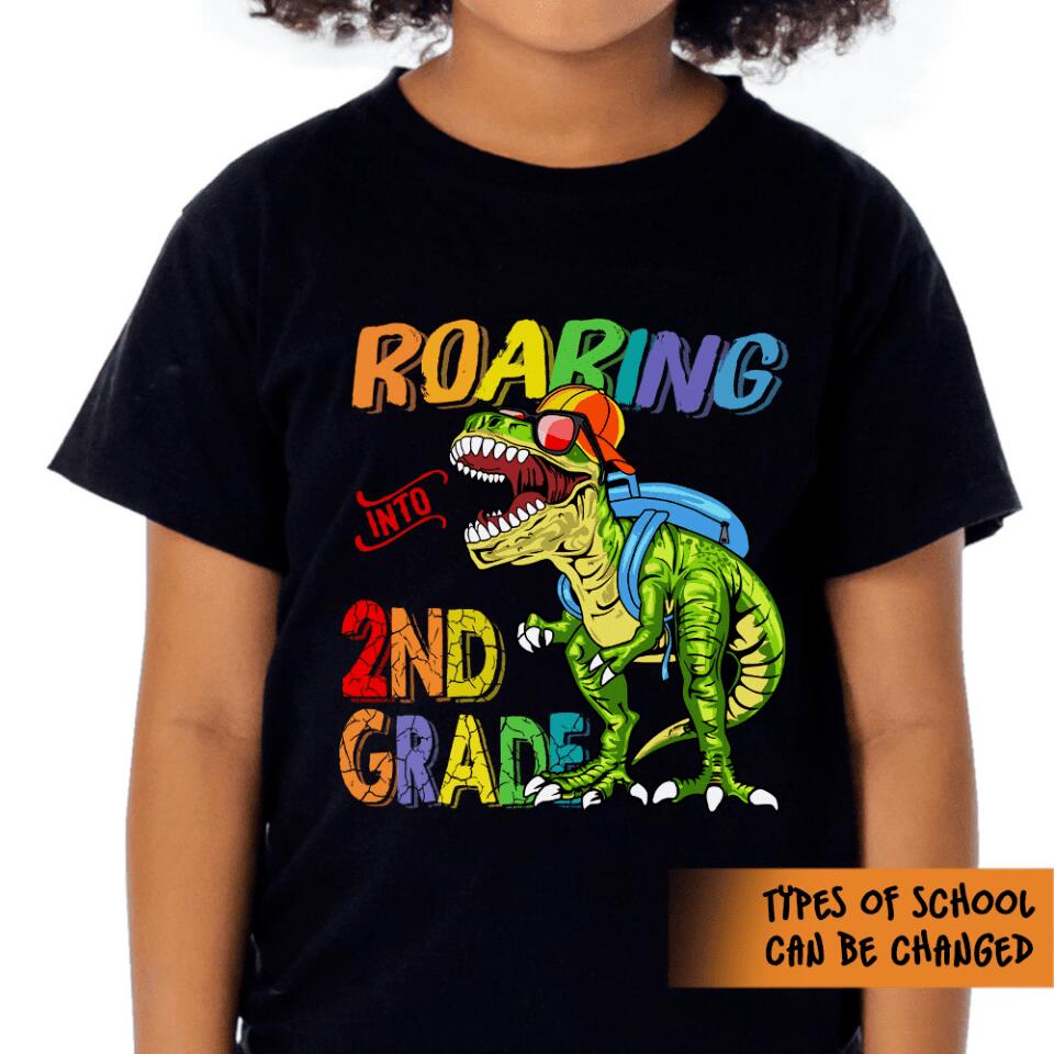 Roading Into School, Back To School - Personalized T-Shirt