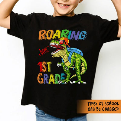 Roading Into School, Back To School - Personalized T-Shirt