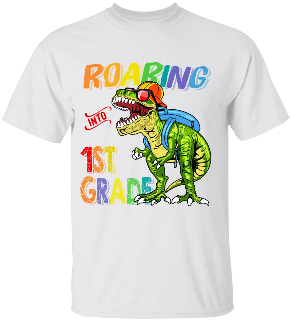 Roading Into School, Back To School - Personalized T-Shirt