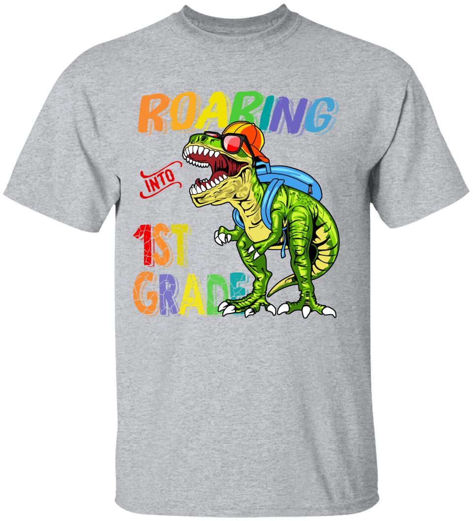 Roading Into School, Back To School - Personalized T-Shirt