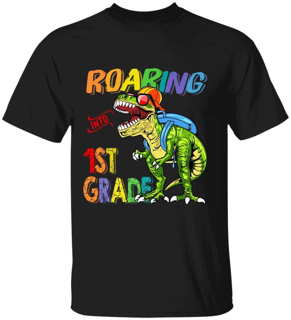 Roading Into School, Back To School - Personalized T-Shirt