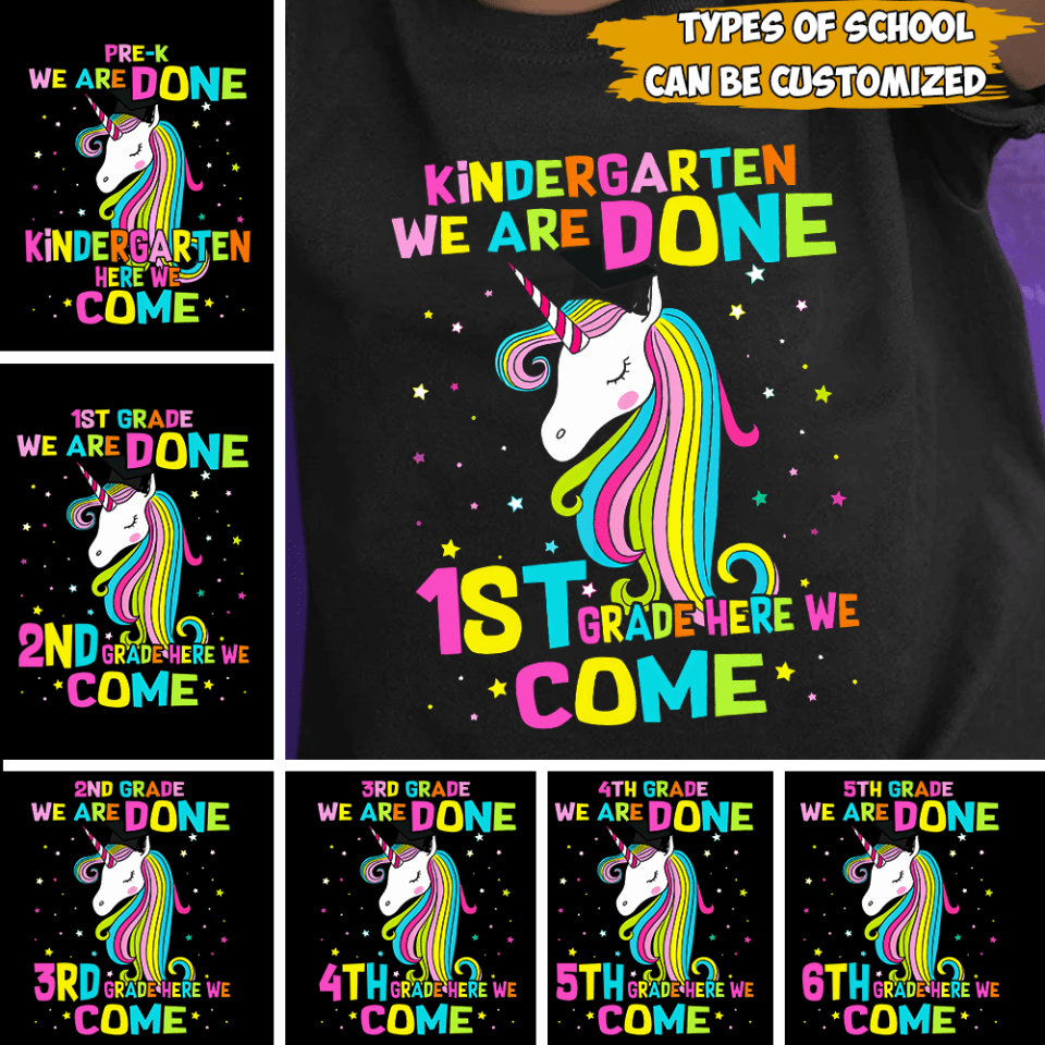 We Are Done Shirt, Back To School Shirt, Middle School T-shirt