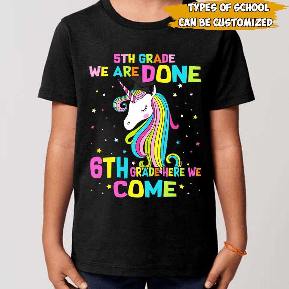 We Are Done Shirt, Back To School Shirt, Middle School T-shirt