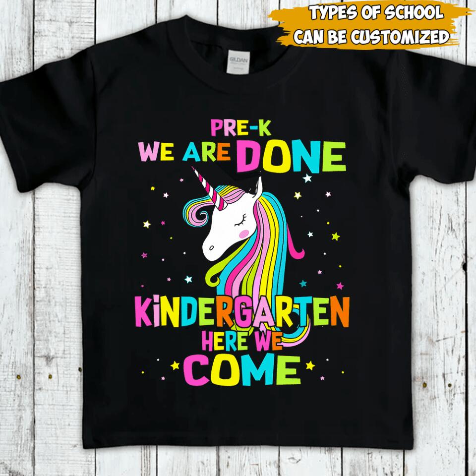 We Are Done Shirt, Back To School Shirt, Middle School T-shirt