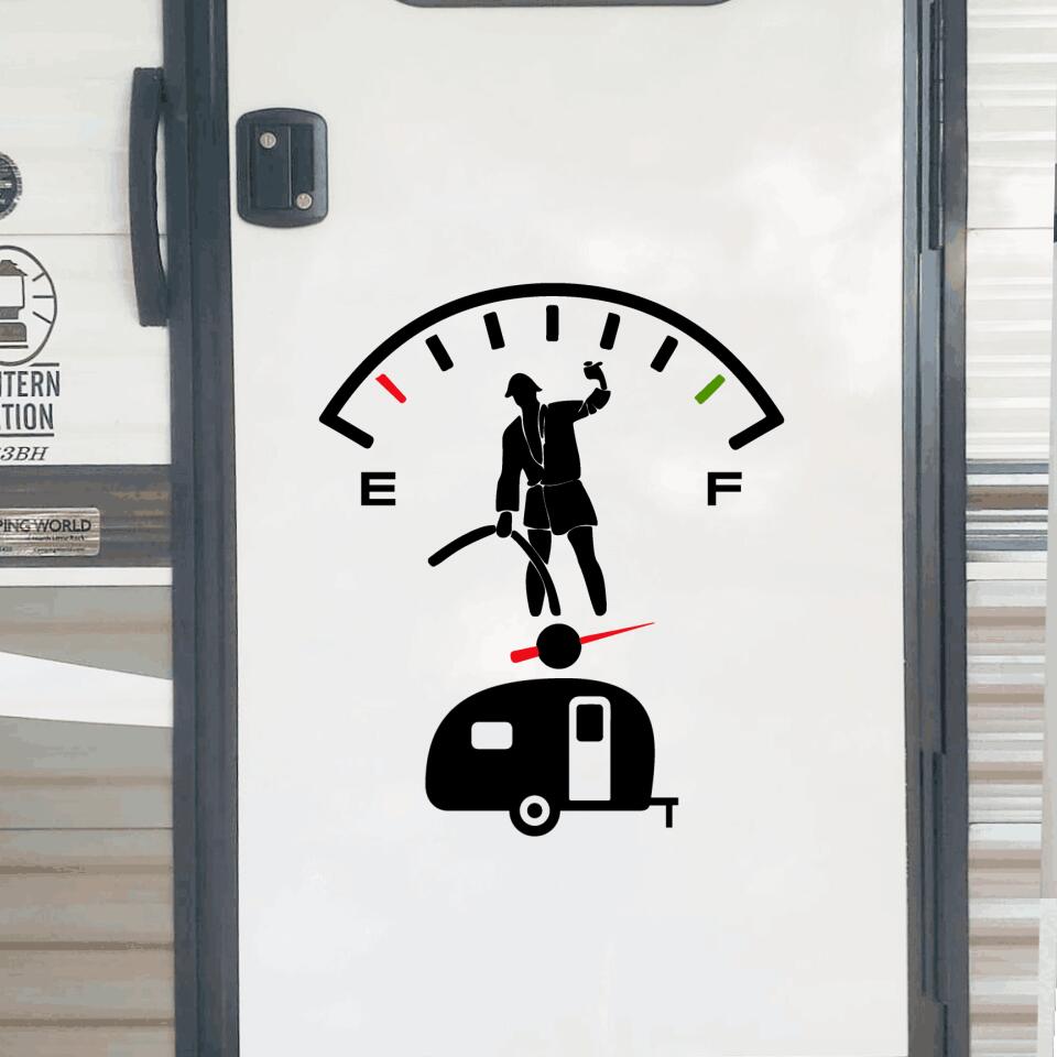 The Original Cousin Eddie - Personalized Decal for RV Campers, Funny Decal For Camper