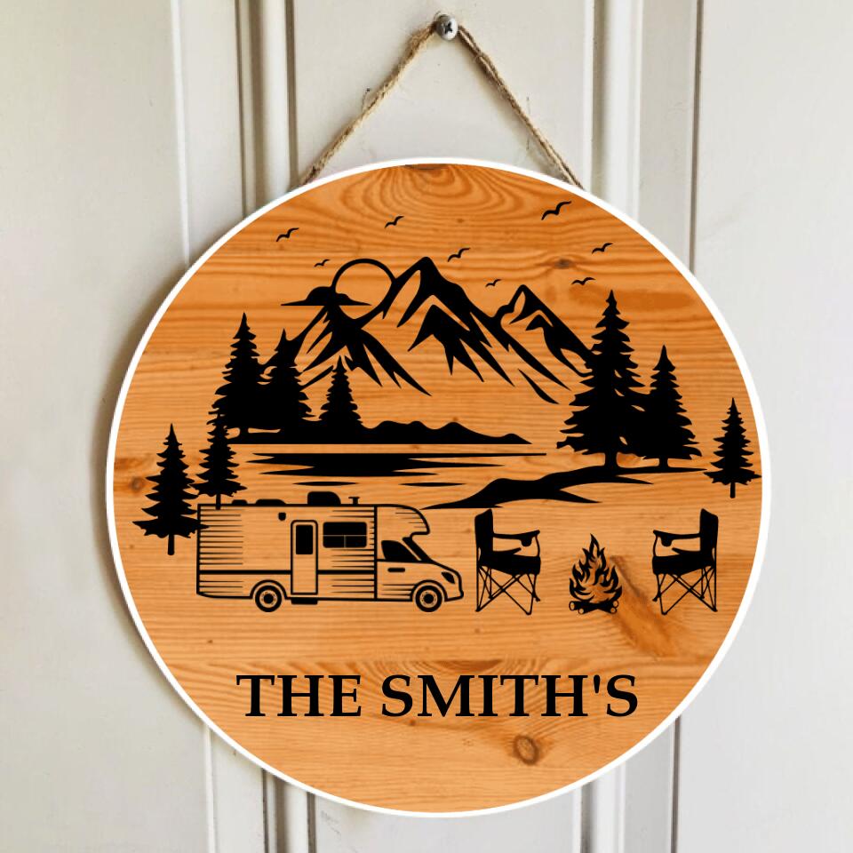 RV Sign, Camper Sign, Engraved RV Sign, RV Hanging Sign, Personalized Door Sign