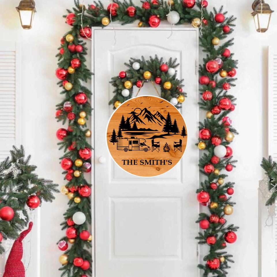 RV Sign, Camper Sign, Engraved RV Sign, RV Hanging Sign, Personalized Door Sign