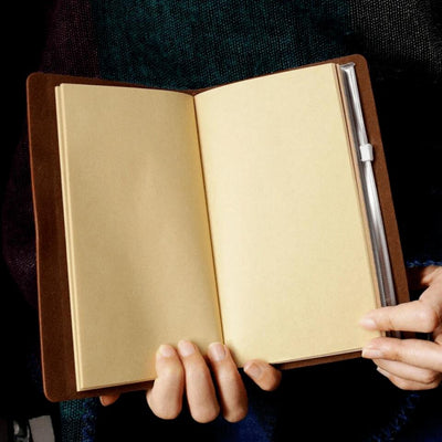And So The Adventure Begins - Personalized Camping Notebook, Vintage Journal