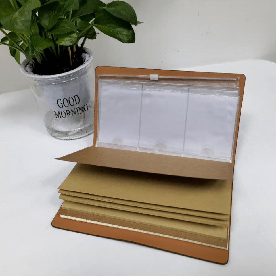 And So The Adventure Begins - Personalized Camping Notebook, Vintage Journal