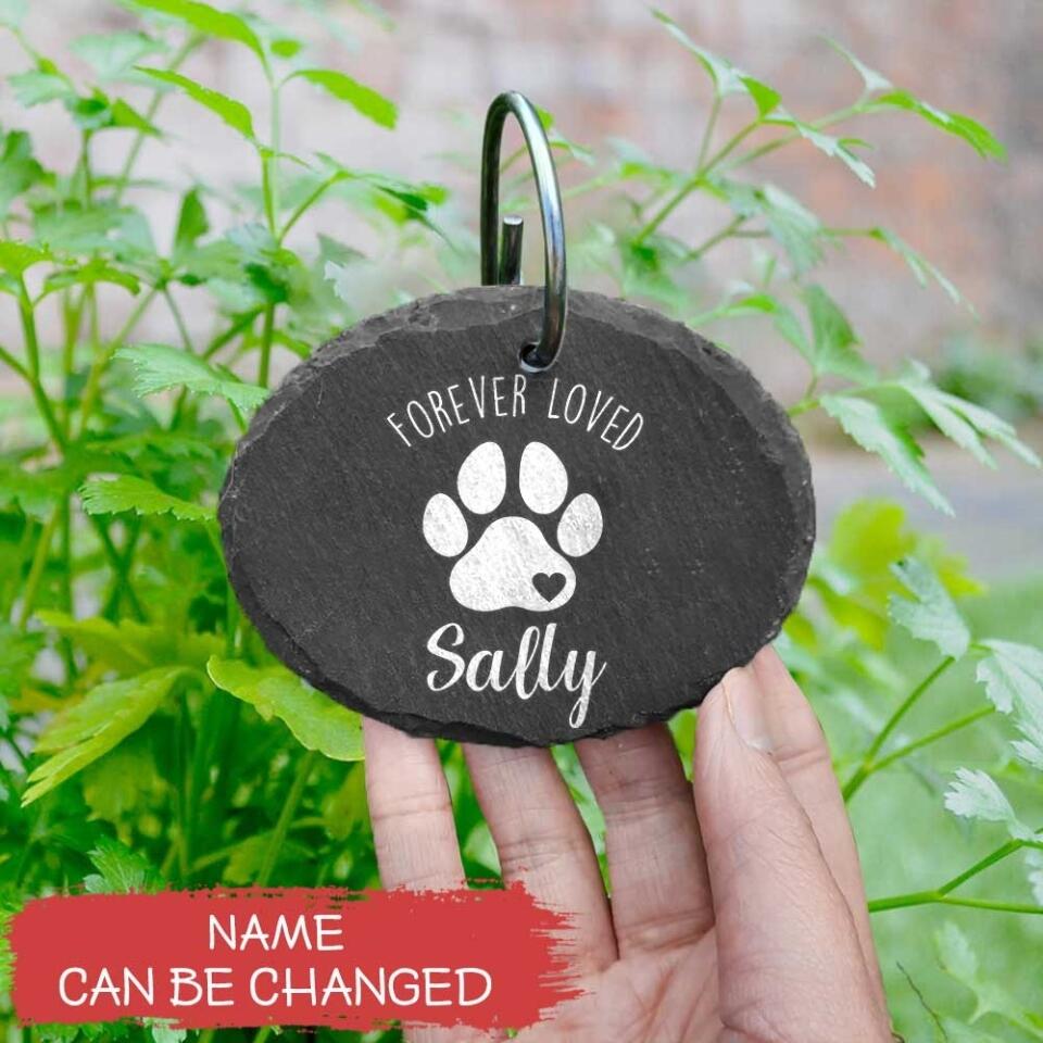 Forever Loved, Gift For Dog Lover - Personalized Garden Slate