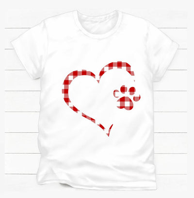 My Heart Is Held By The Paws Of A Dog - Personalized T-shirt