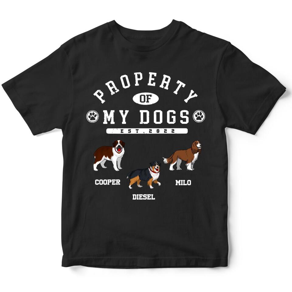 Dog Property - Personalized T-shirt