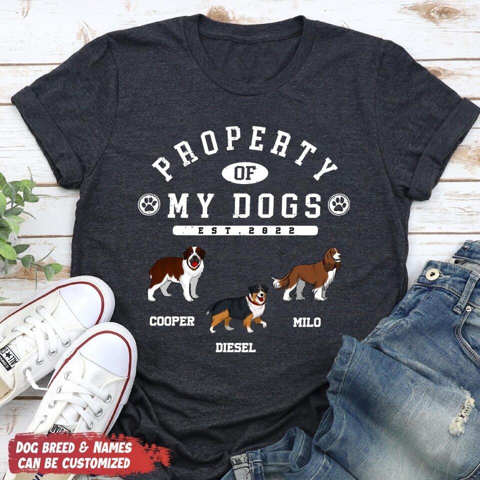 Dog Property - Personalized T-shirt