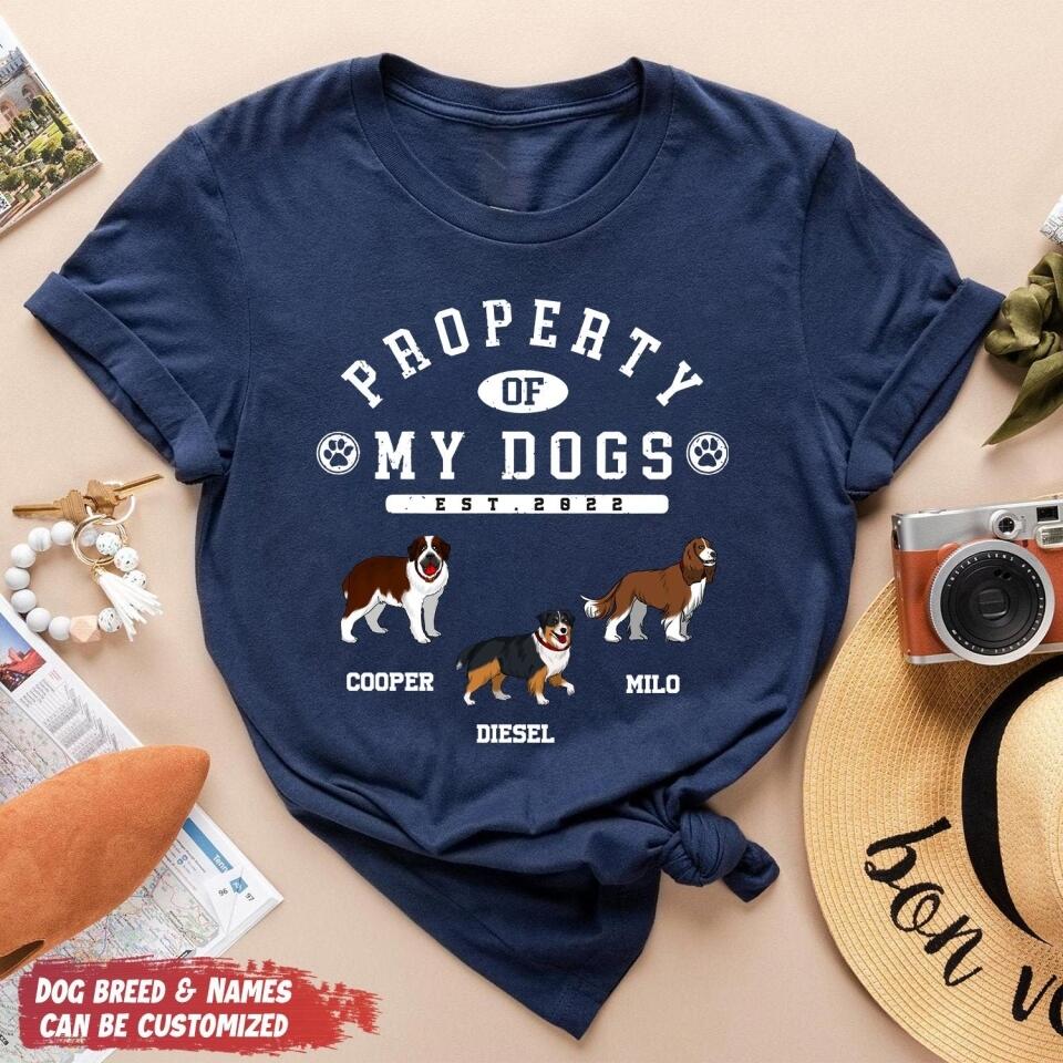 Dog Property - Personalized T-shirt