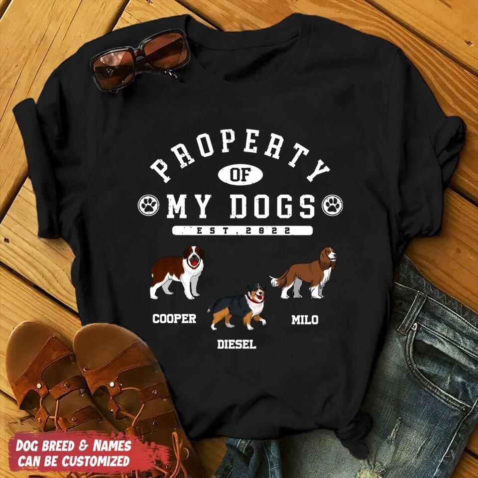 Dog Property - Personalized T-shirt
