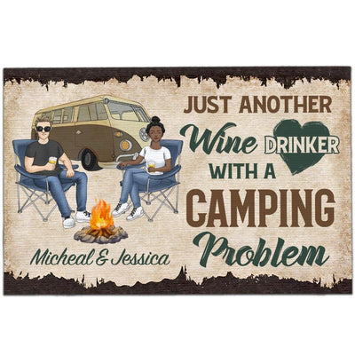 Just Another Wine Drinker Custom Doormat