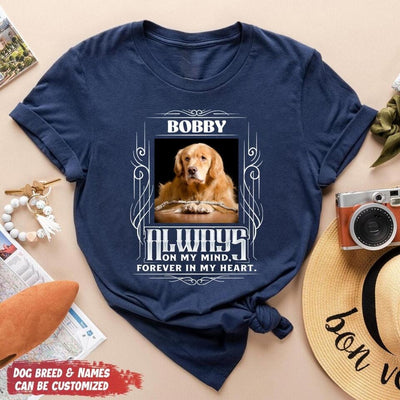 Always on my mind, forever in my heart - Personalized T-Shirt