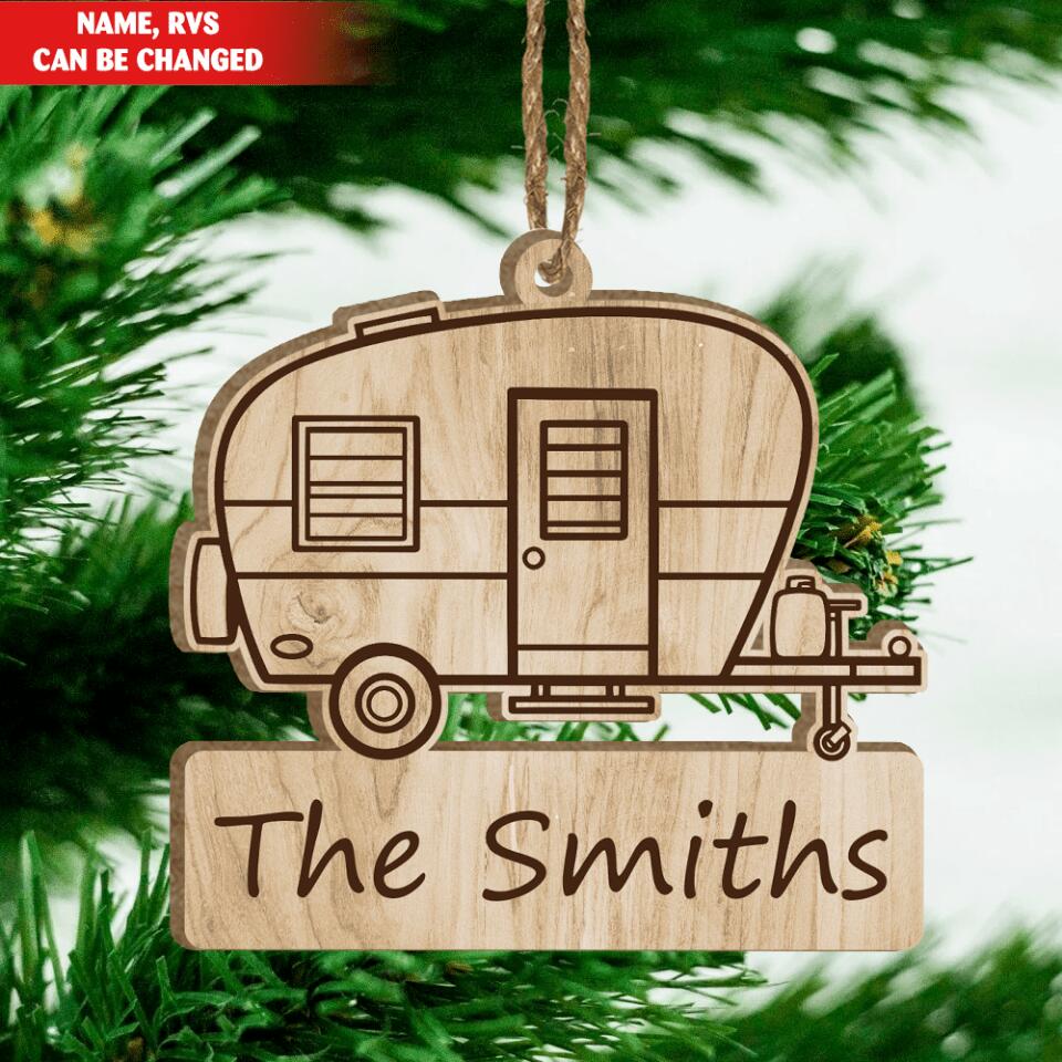 Custom Rvs Wooden Ornament For Campers