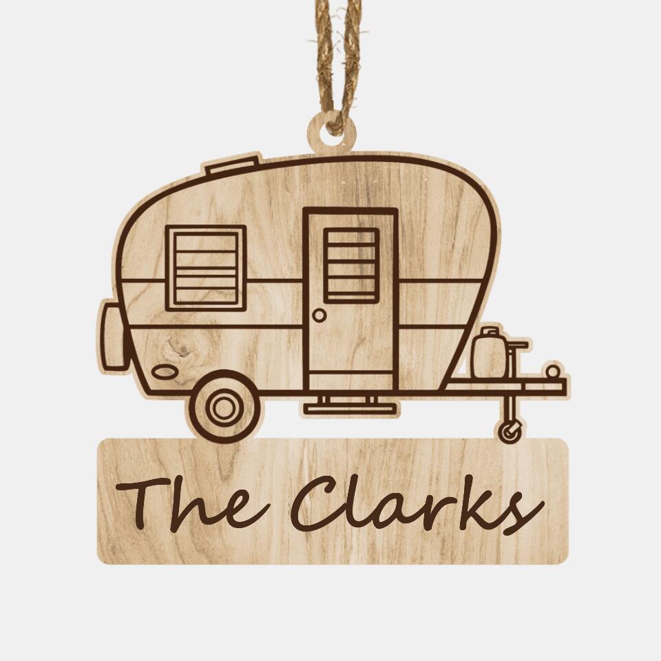 Custom Rvs Wooden Ornament For Campers