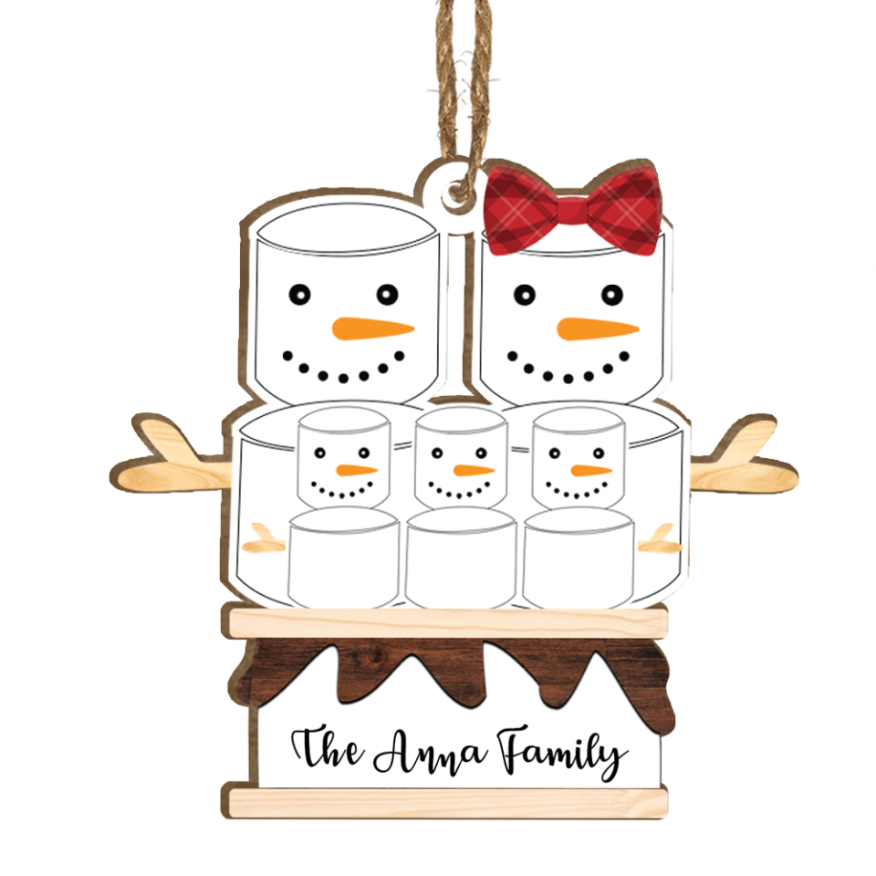 Family Christmas Personalized Ornament