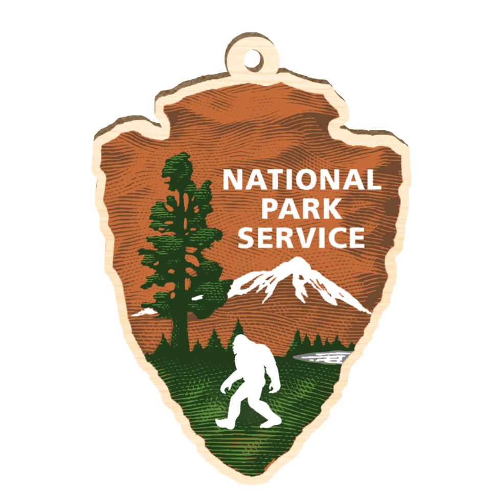 National Parks Sign Ornament, Adventure Christmas - Personalized Ornament