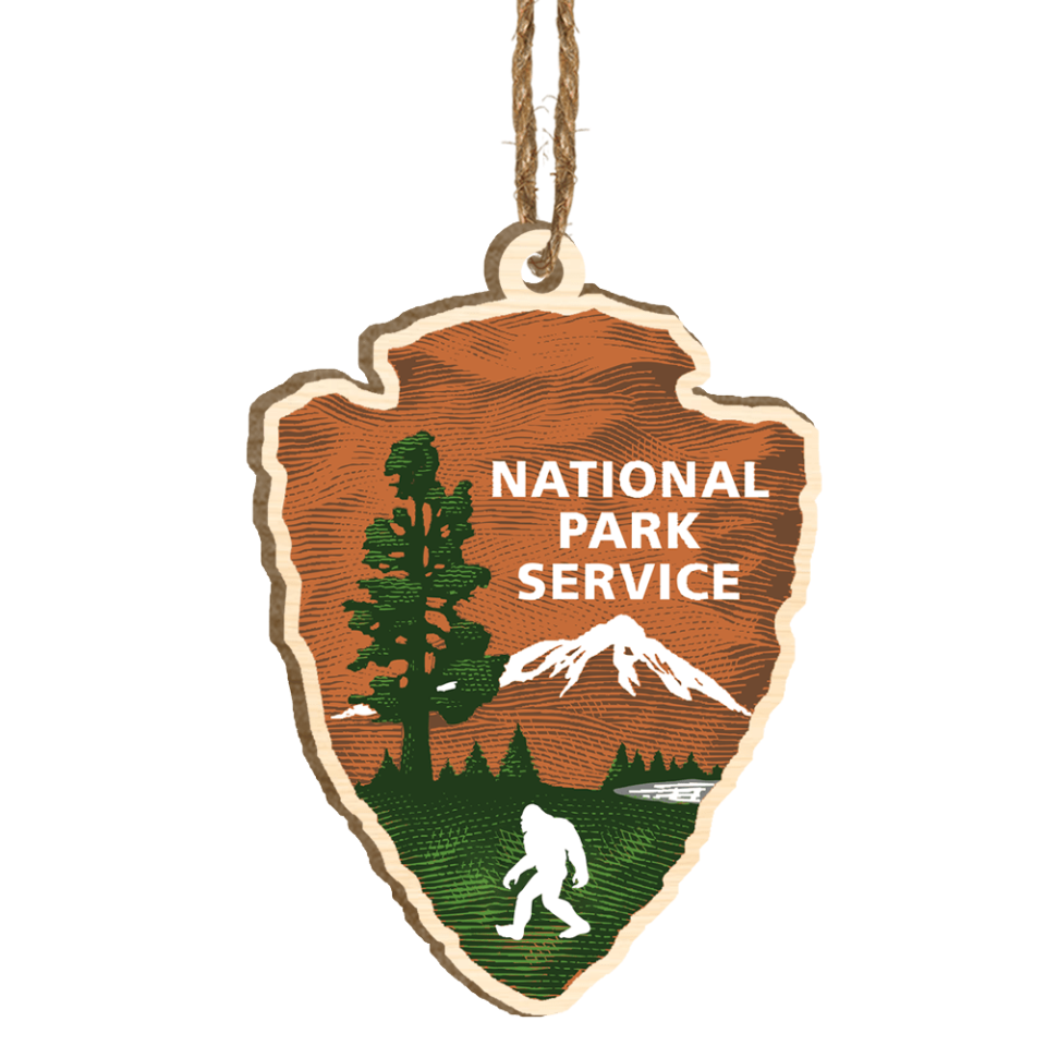 National Parks Sign Ornament, Adventure Christmas - Personalized Ornament