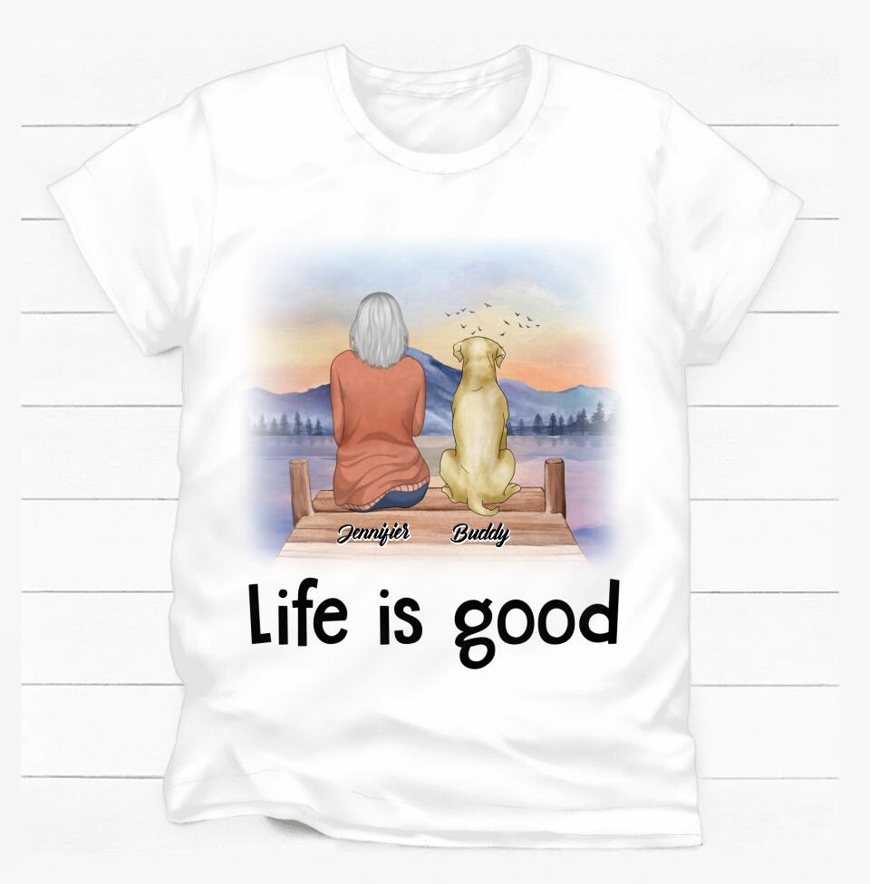 Life Of Good, Gift Dog Lover - Personalized T-shirt