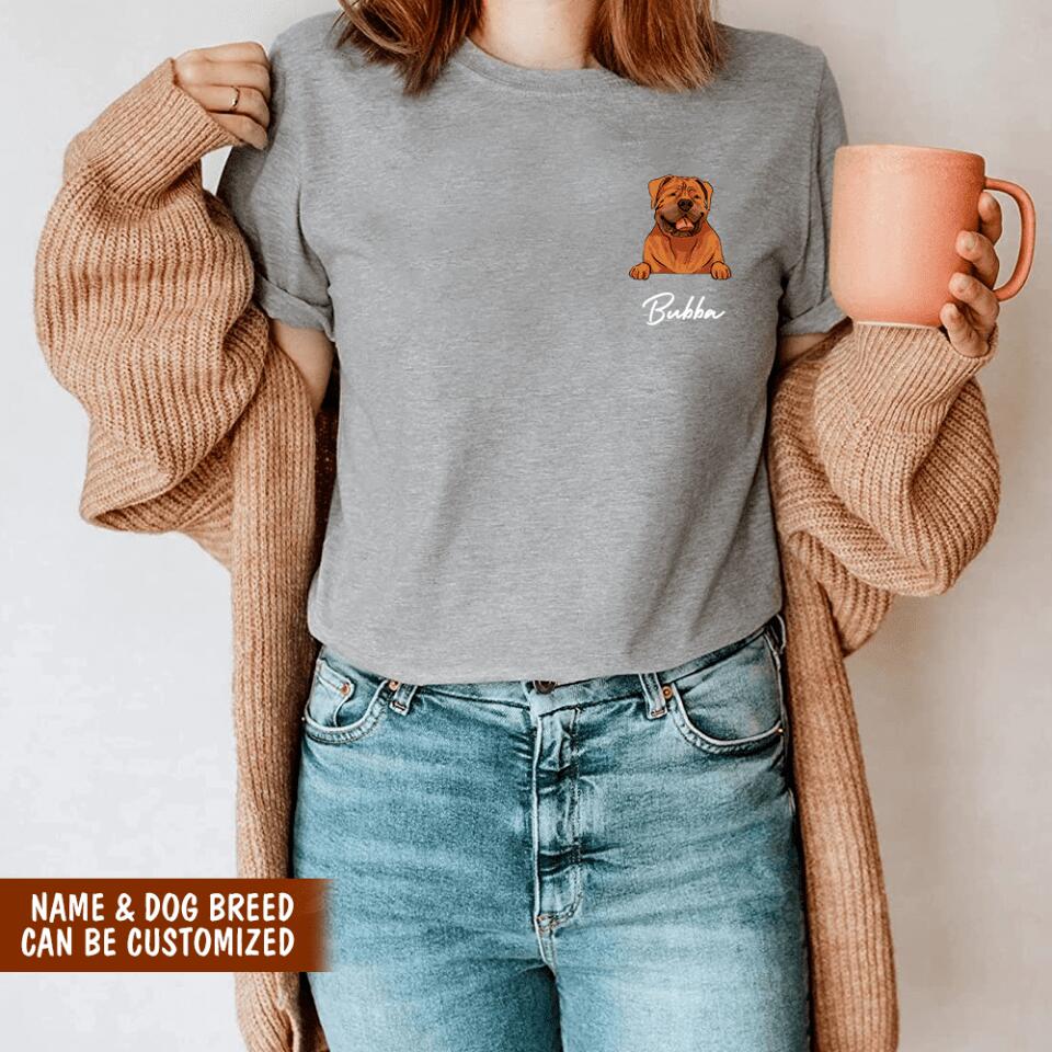 Custom Dog Mom Dog Dad Shirt - Personalized Dog Shirt, Gift For Dog Lovers